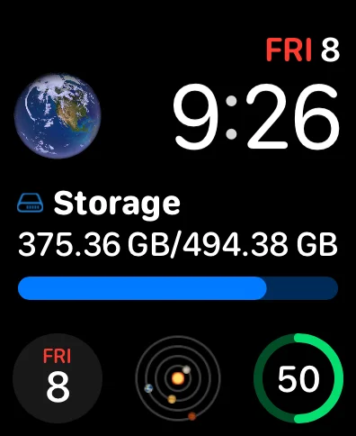 Hard Disk Apple Watch