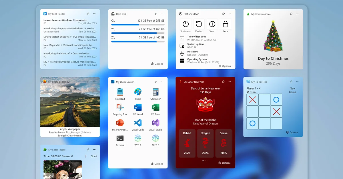 Windows 11 Widgets