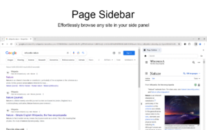 Page Sidebar Browser Extension
