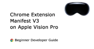 Safari Extension for Apple Vision Pro