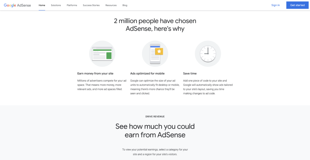 Google Adsense on your website