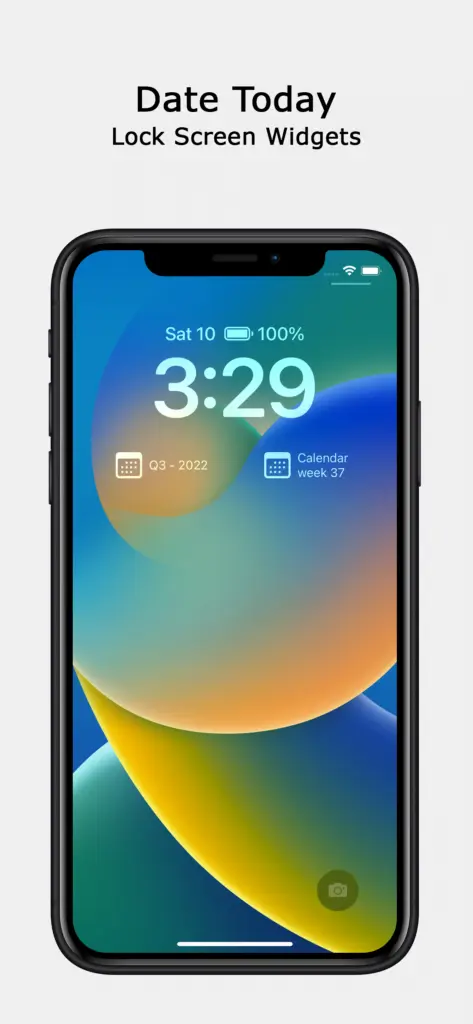Custom Lock Screen Widgets on iOS 16 - Date Today