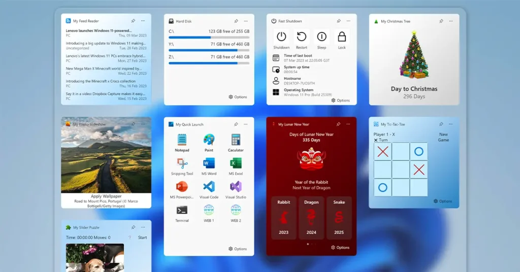 Windows 11 Widgets