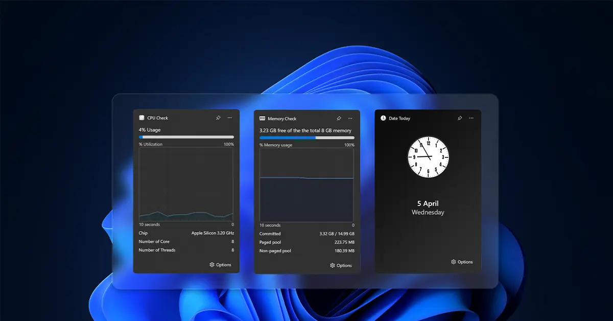 3 New Innovative Windows 11 Widgets for Pro Users