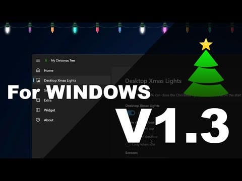 Let It Snow on Your Desktop – Now with the New My Christmas Tree App