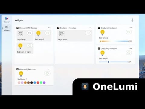 Introducing OneLumi: The Ultimate Smart Home Control App for Windows