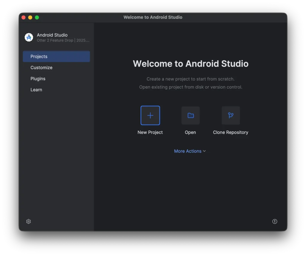 Welcome to Android Studio