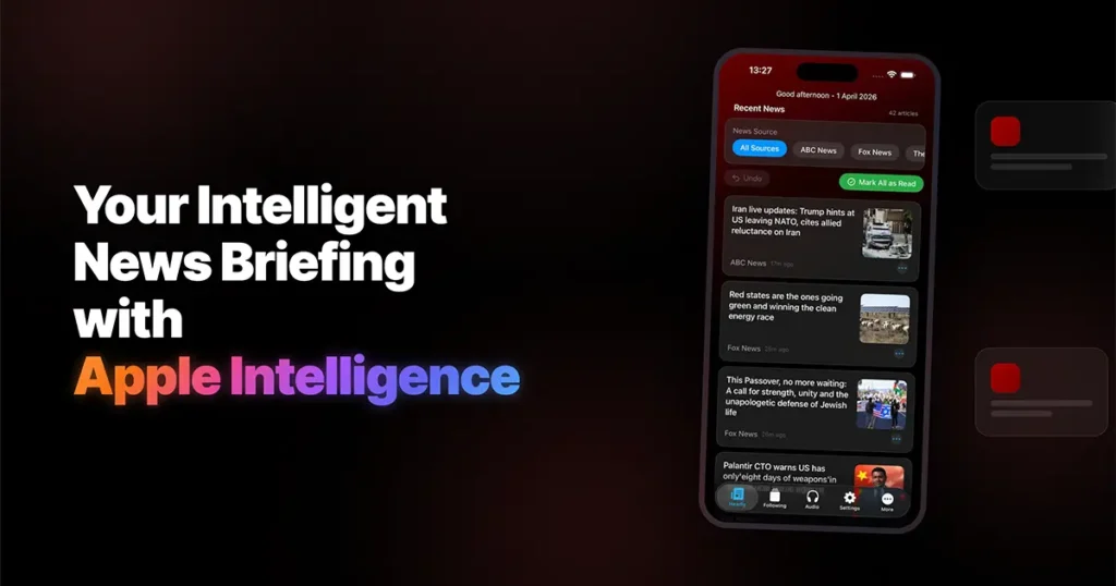 Headly News briefing with Apple Intelligence