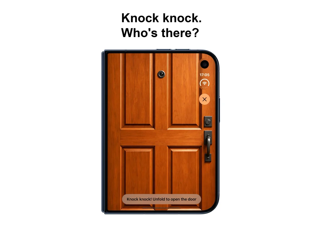 Knock knock on your outer display