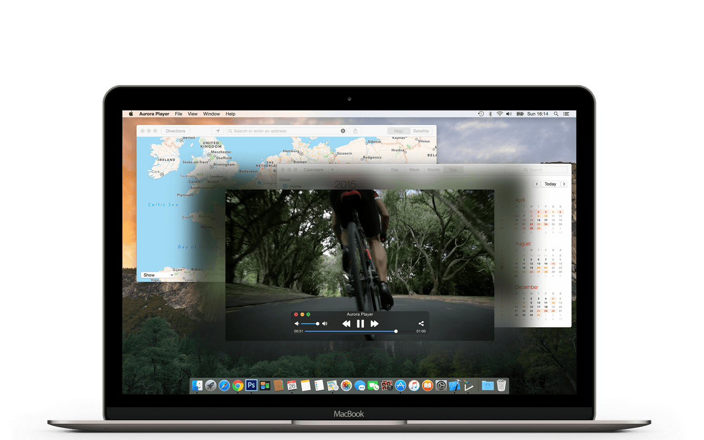 Aurora Player Mac App on MacBook Pro