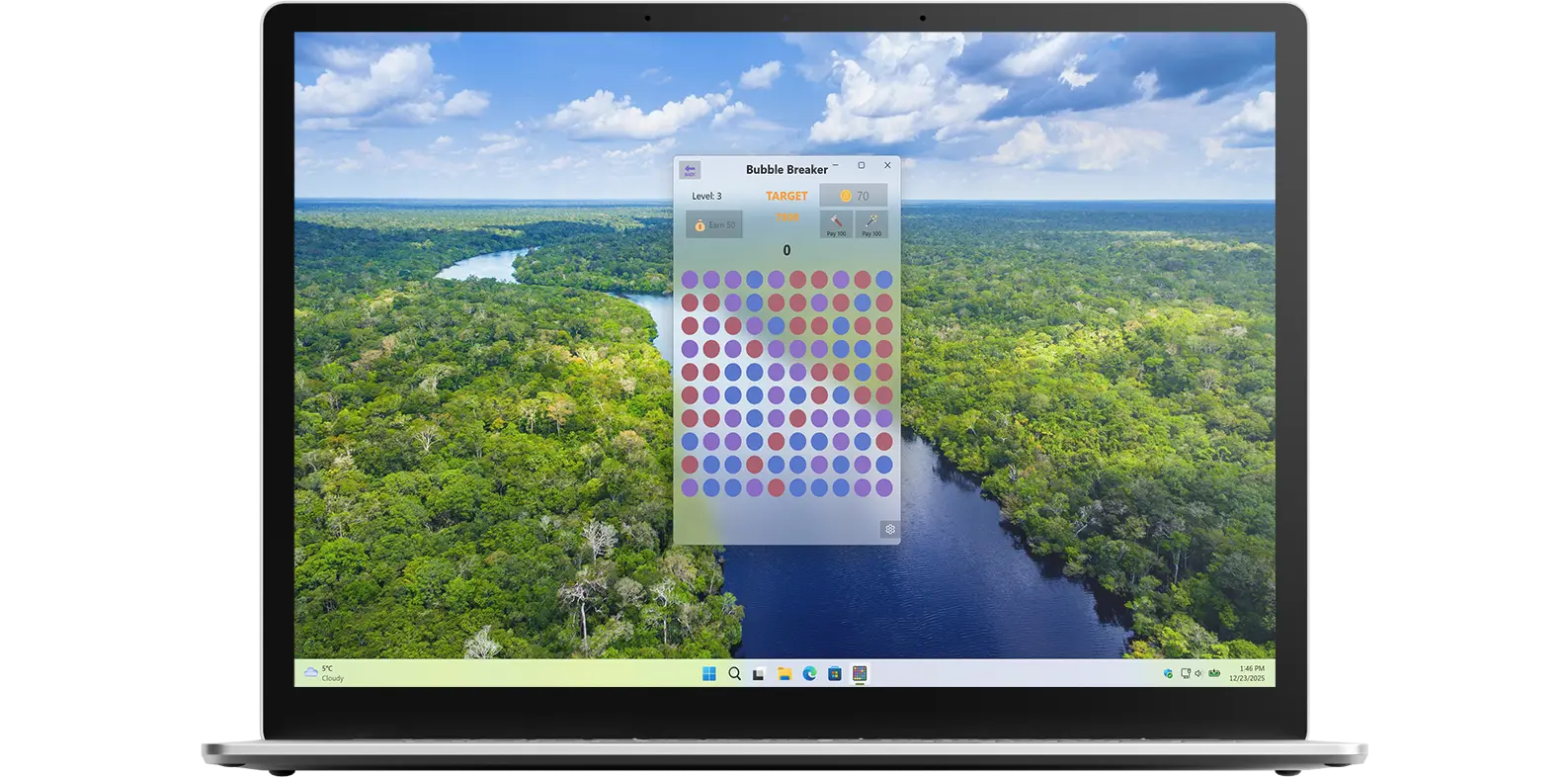 Bubble Breaker app on all devices