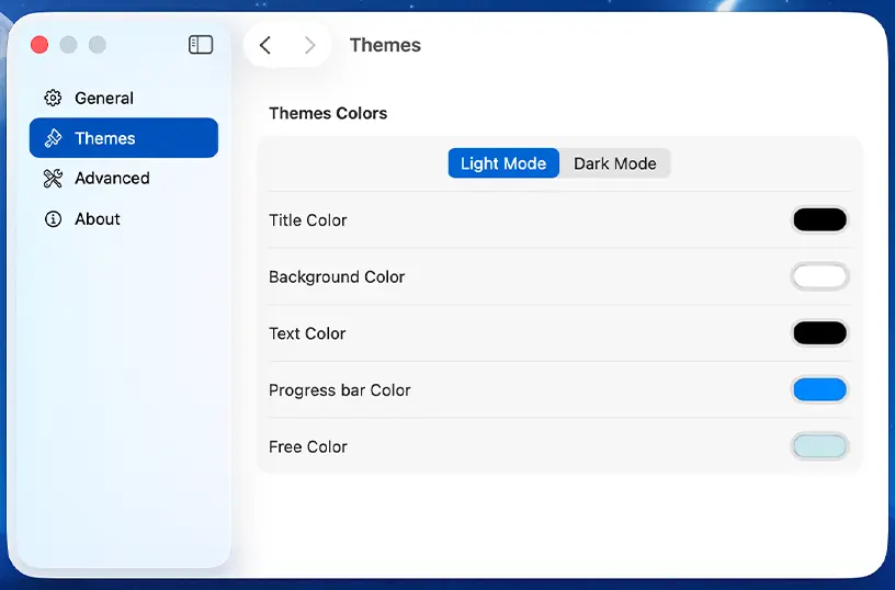 Customize the app to your person style