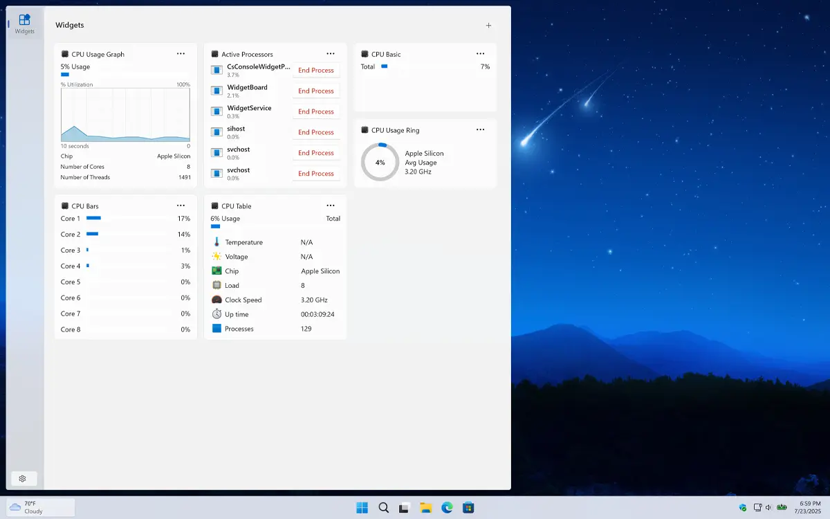 Handy Windows 11 widgets