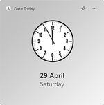 Preview of the Date Today for Windows 11