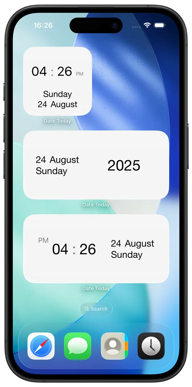 Date Today current date and year