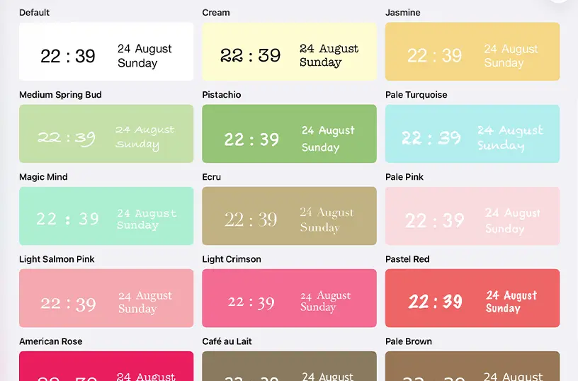 Date Today themes