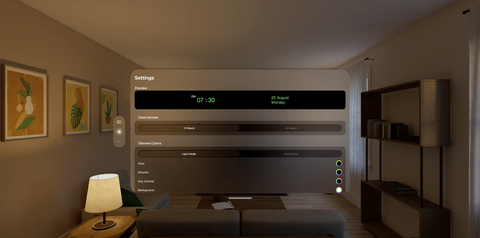 Customize theme colors
