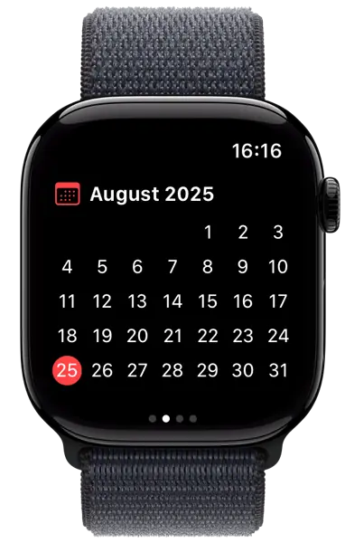 Date Today app on Apple Watch