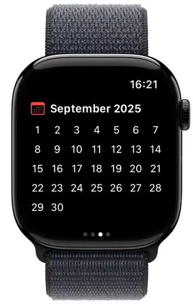 Date Today app on Apple Watch