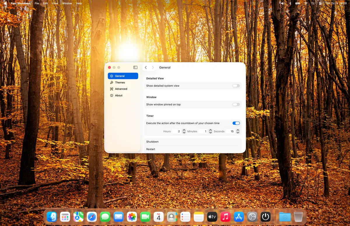 Date Today Windows Settings page