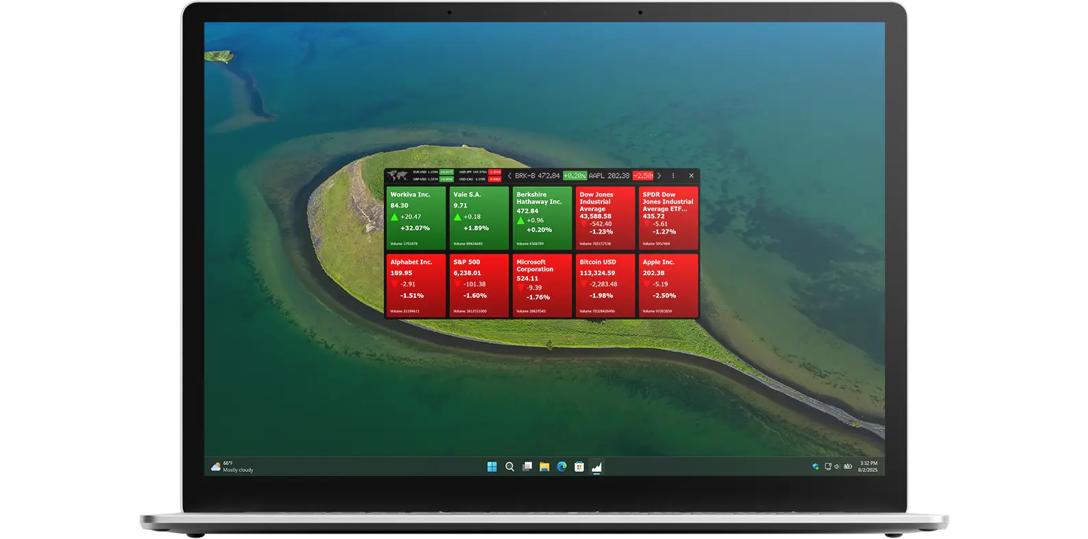 Finance Toolbar app on all devices