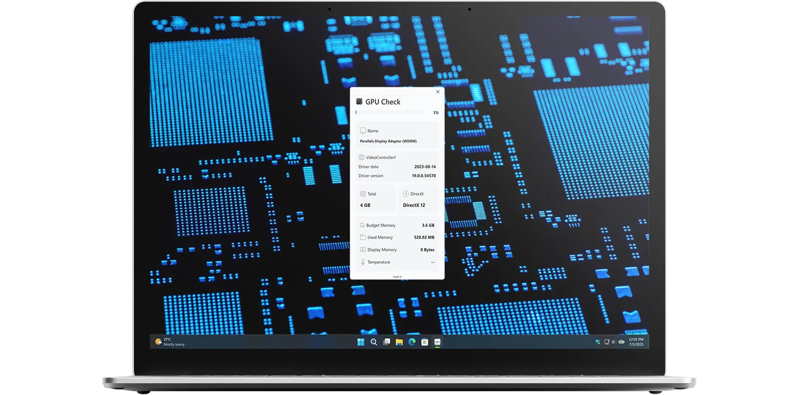 GPU Check app on all devices