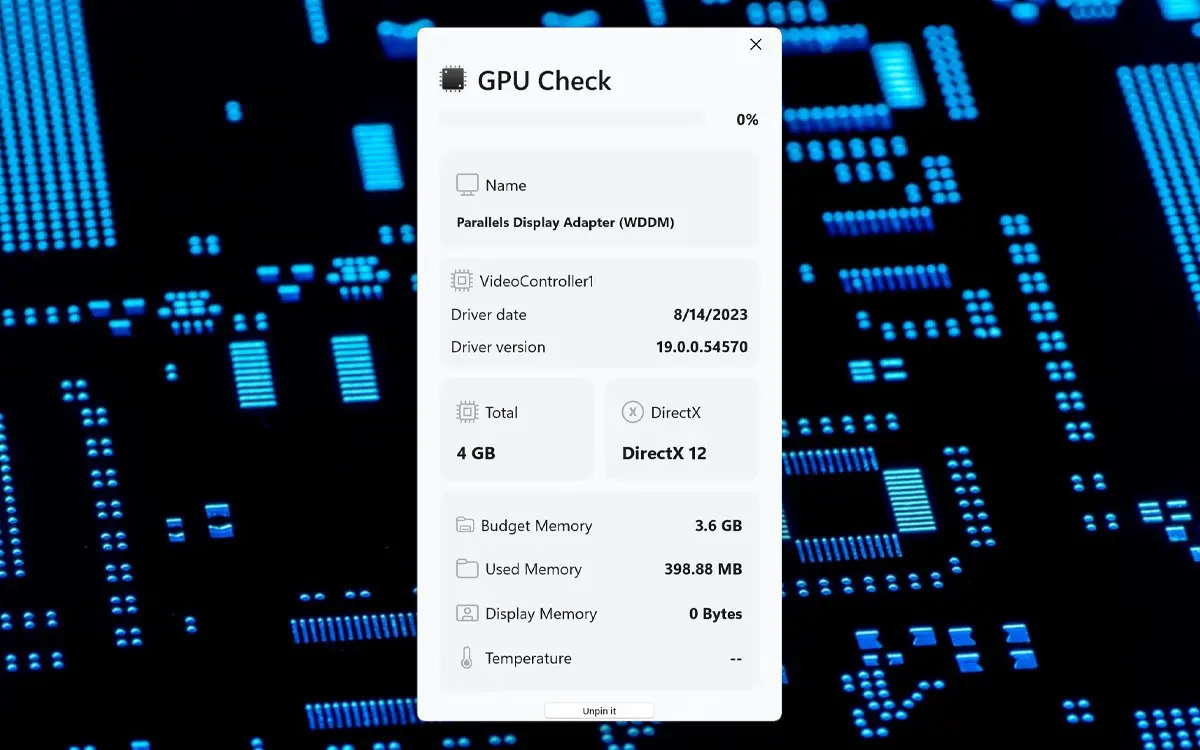 Simple and beautifully GPU Check with all graphic card information
