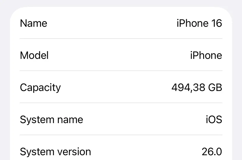 Hard Disk app
