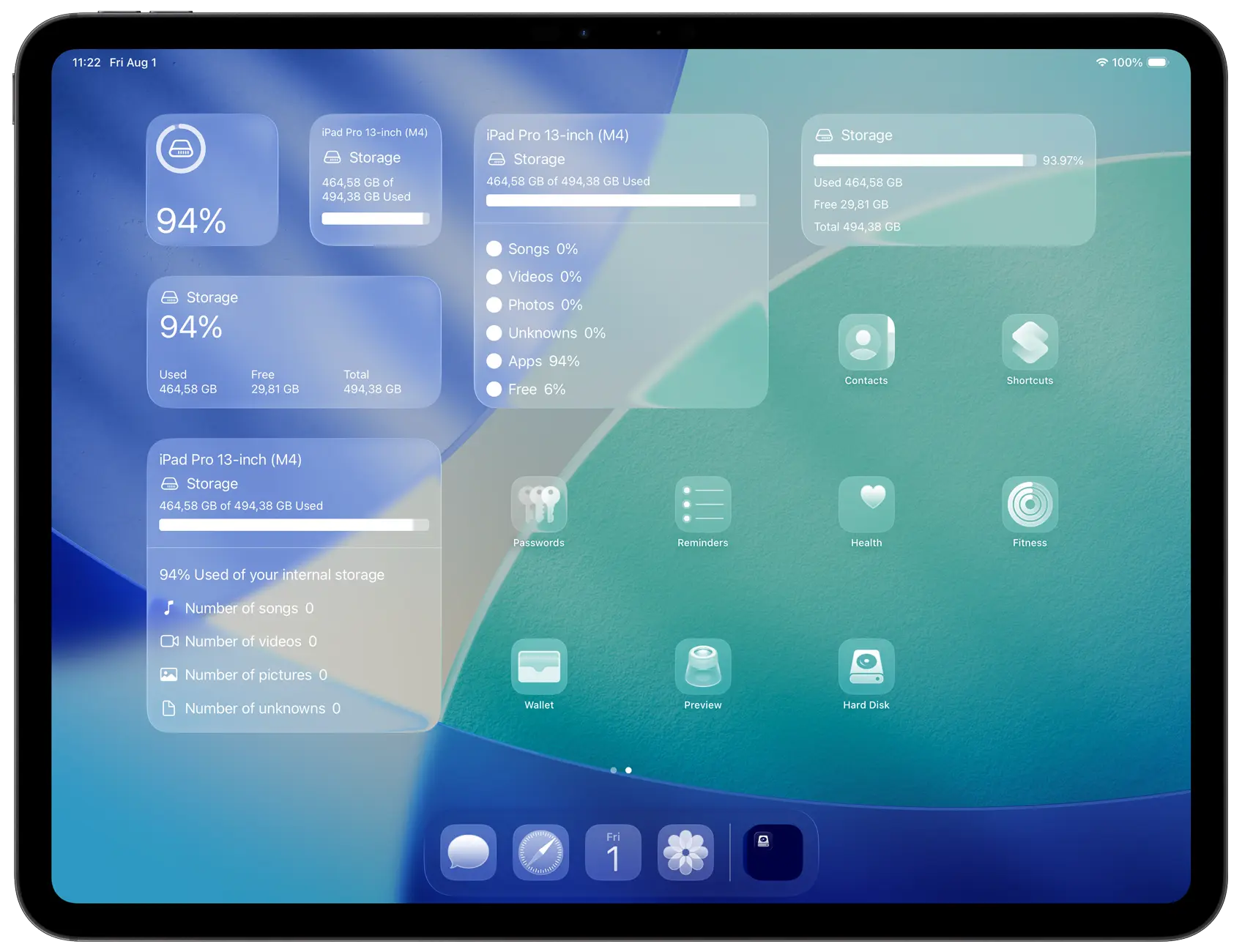 Hard Disk Clear Widgets