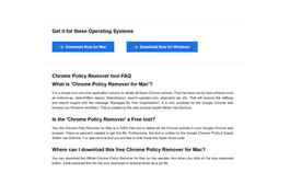 Download Chrome Policy Remover for Mac