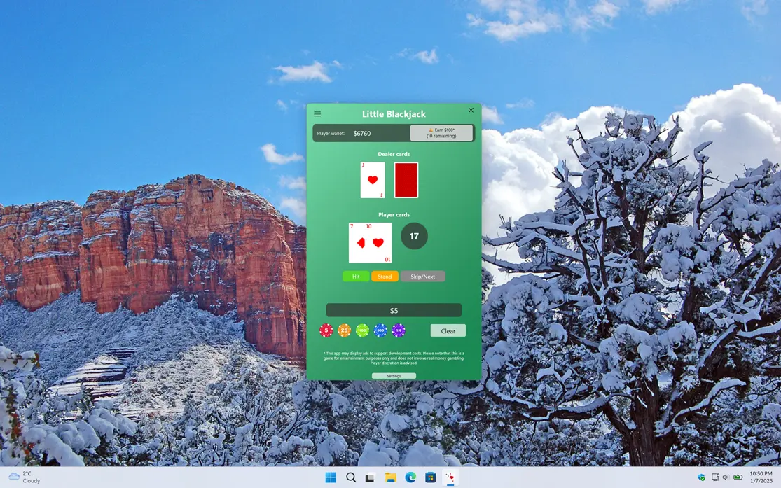 Little Blackjack Classic Game