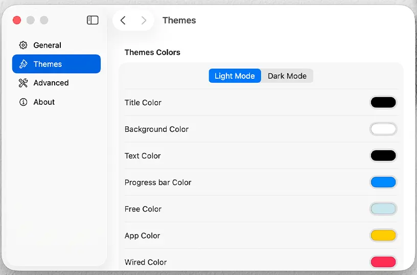 Customize the app to your person style