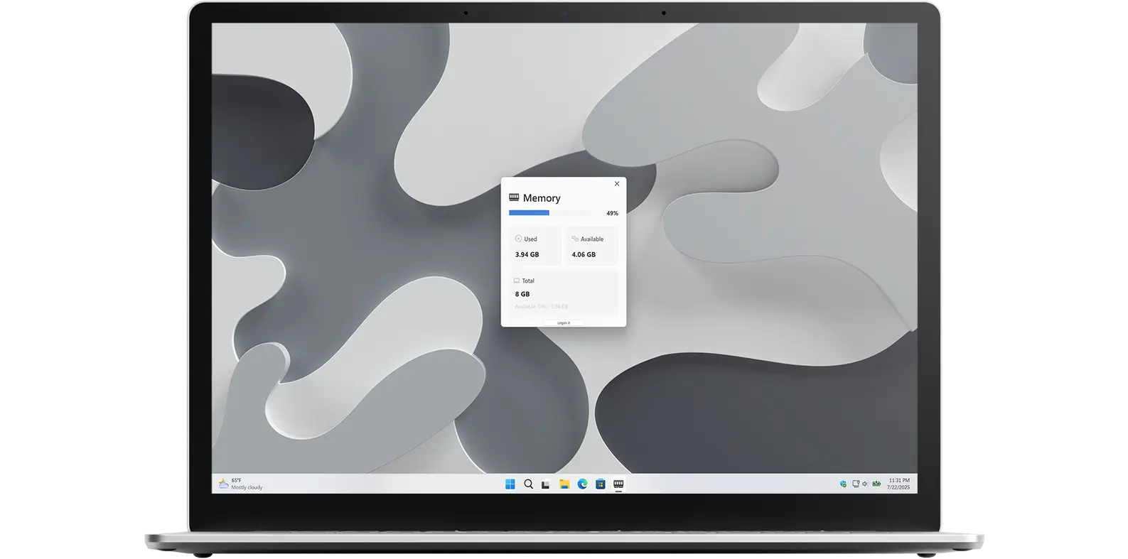 Memory Check app on all devices