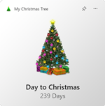 Preview of the My Christmas Tree for Windows 11