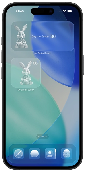 My Easter Bunny Clear Widgets