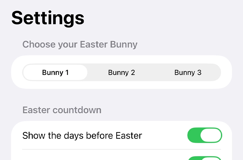My Easter Bunny app