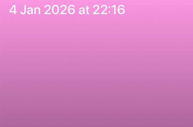 Current date and time