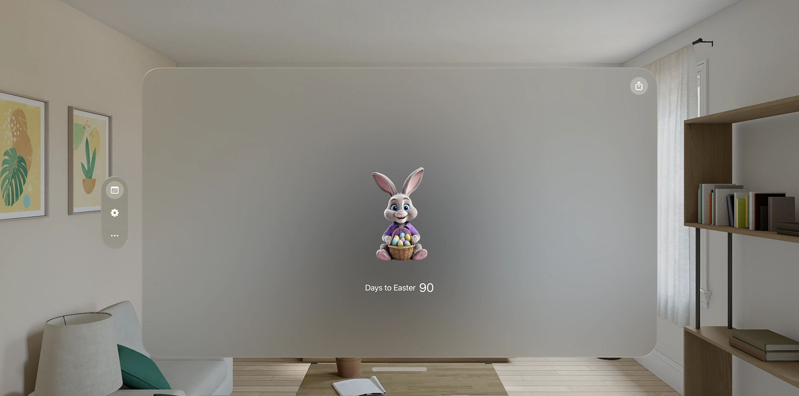 My Easter Bunny home screen