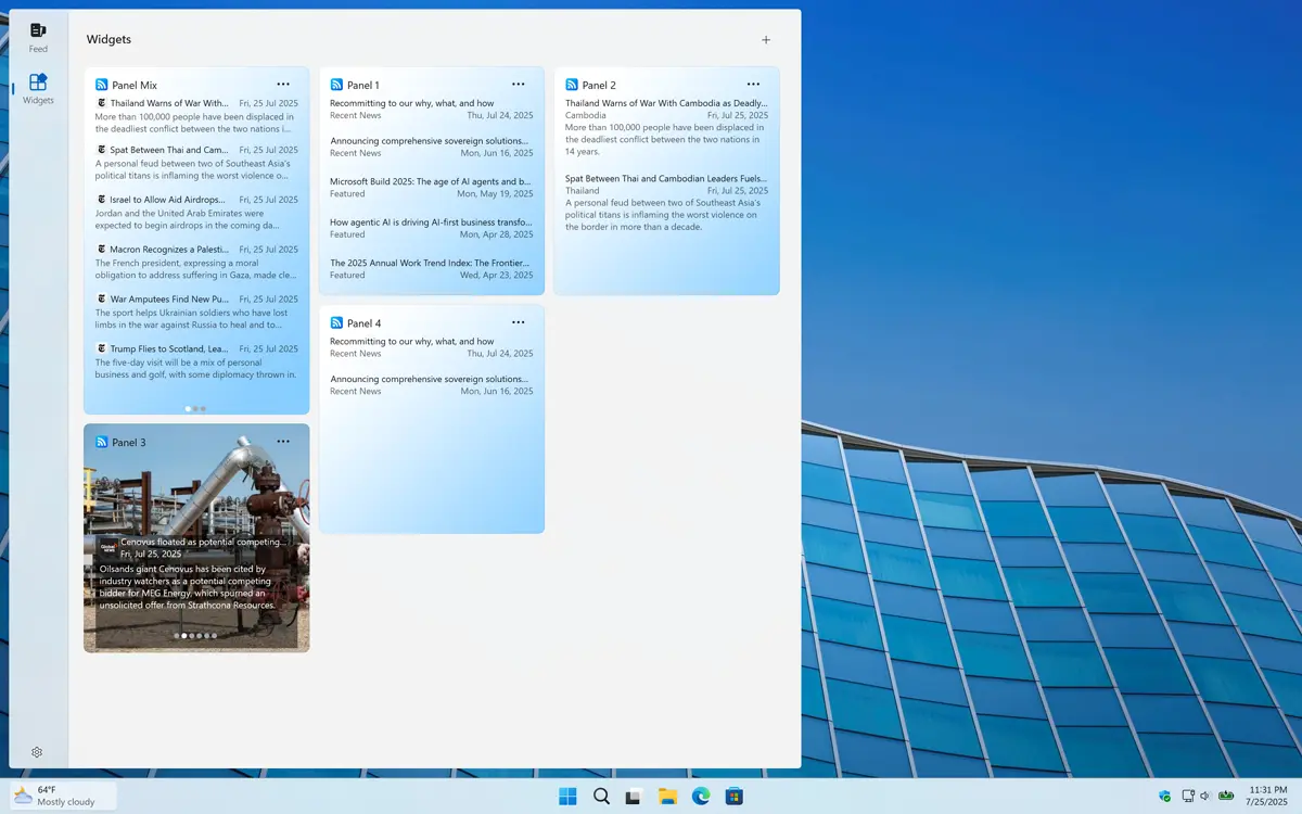 Handy Windows 11 widgets