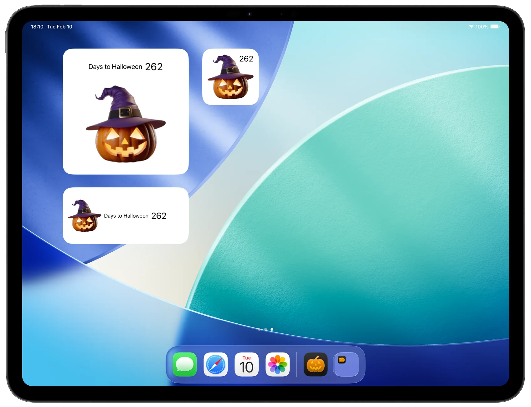 My Halloween Light Mode widgets