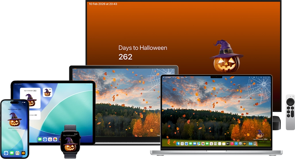 My Halloween app on all devices