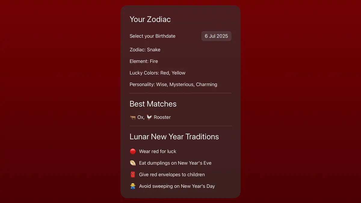 Your Zodiac