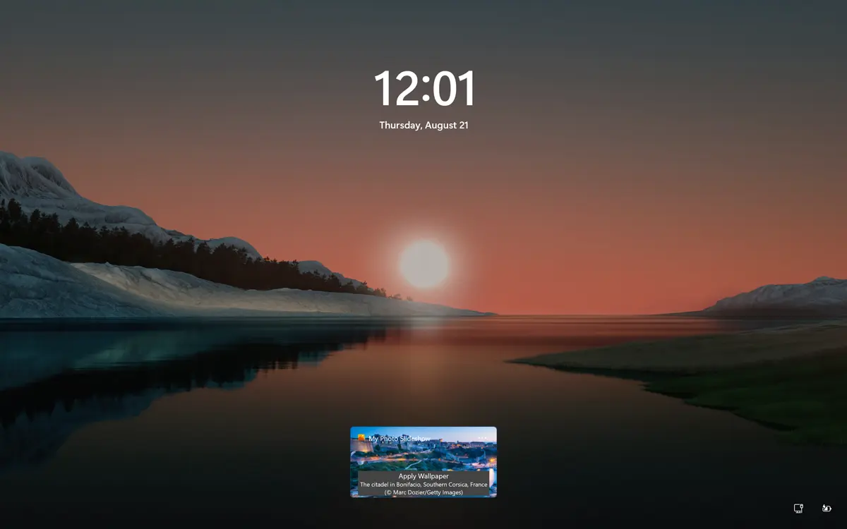 My Photo Slideshow Windows 11 Lock Screen Widgets