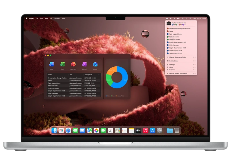 My Recent Documents app on all devices