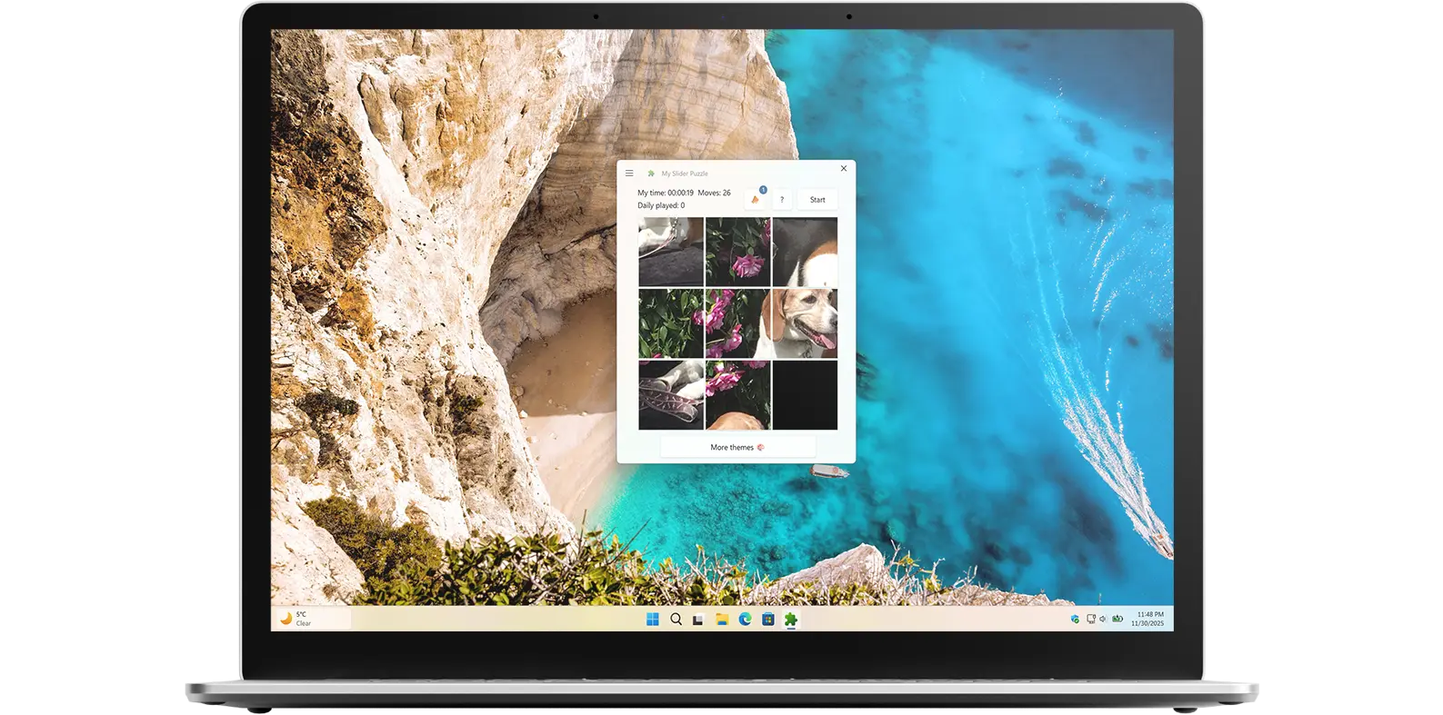 My Slider Puzzle app on all devices
