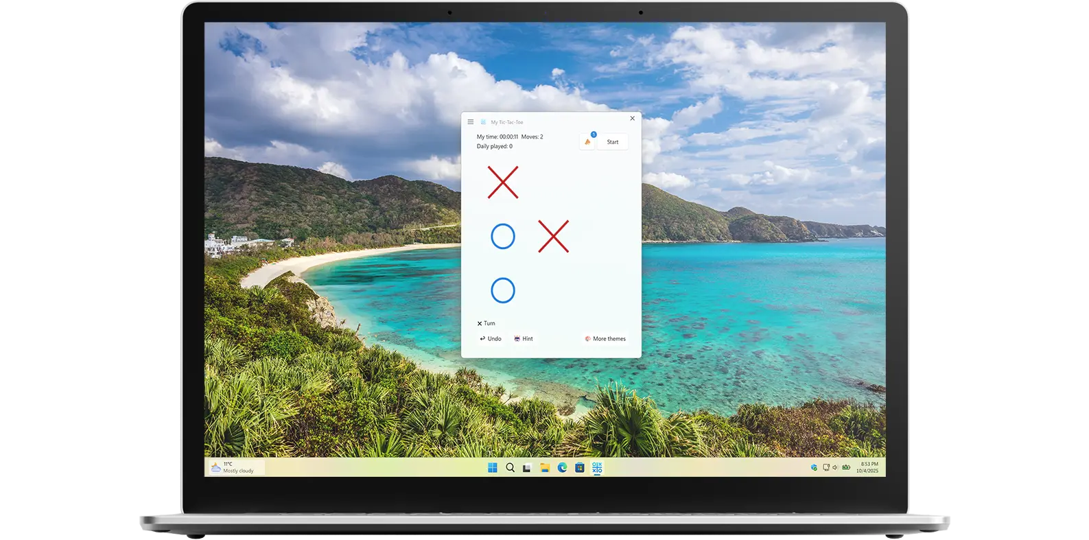My Tic-Tac-Toe app on all devices