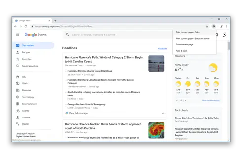 Print Browser Extension
