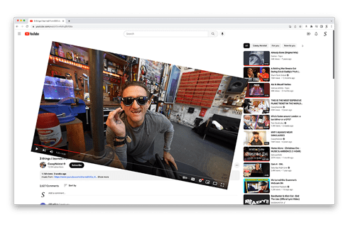 Rotate that Video Player Browser Extension