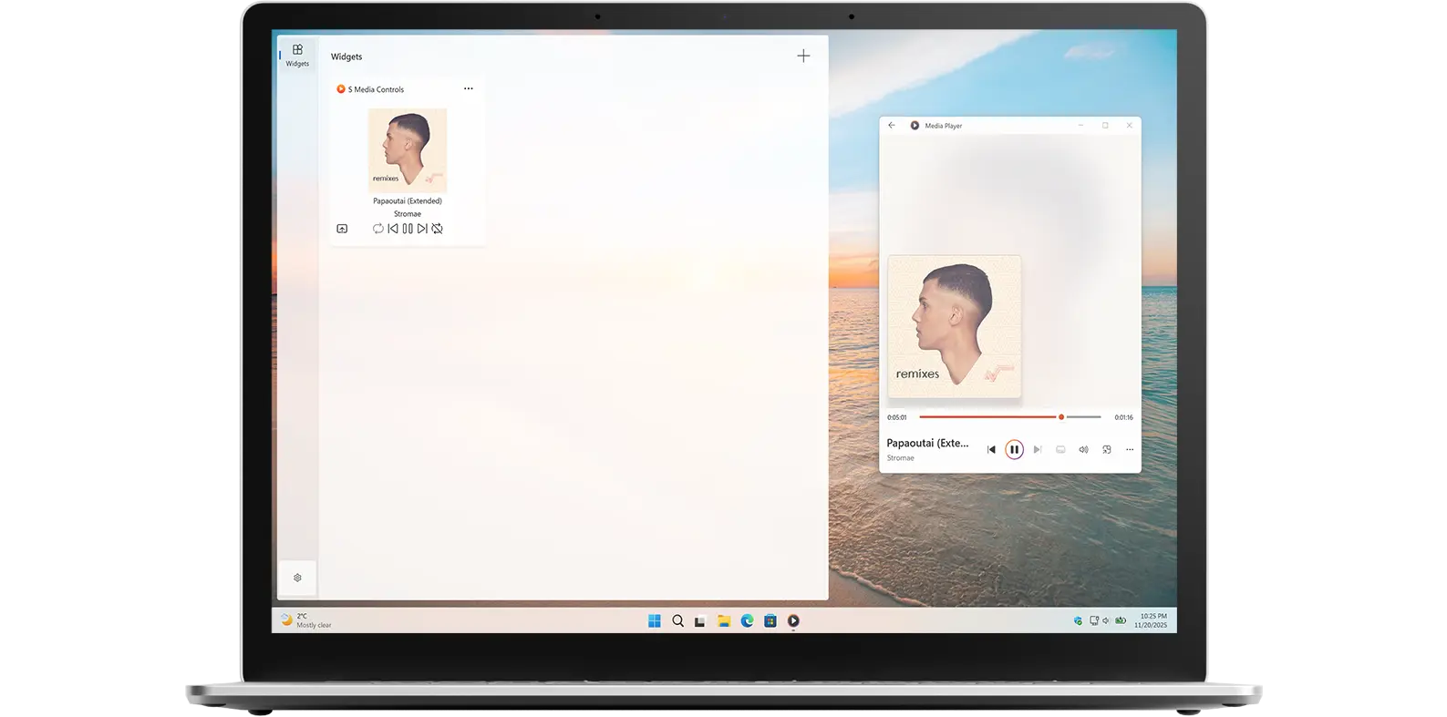 S Media Controls app on all devices