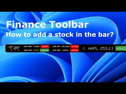 How to add Nasdaq indexes in the Finance Toolbar app in 3 easy steps?